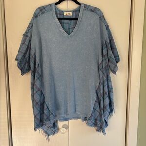 NWOT Mixed Media Top